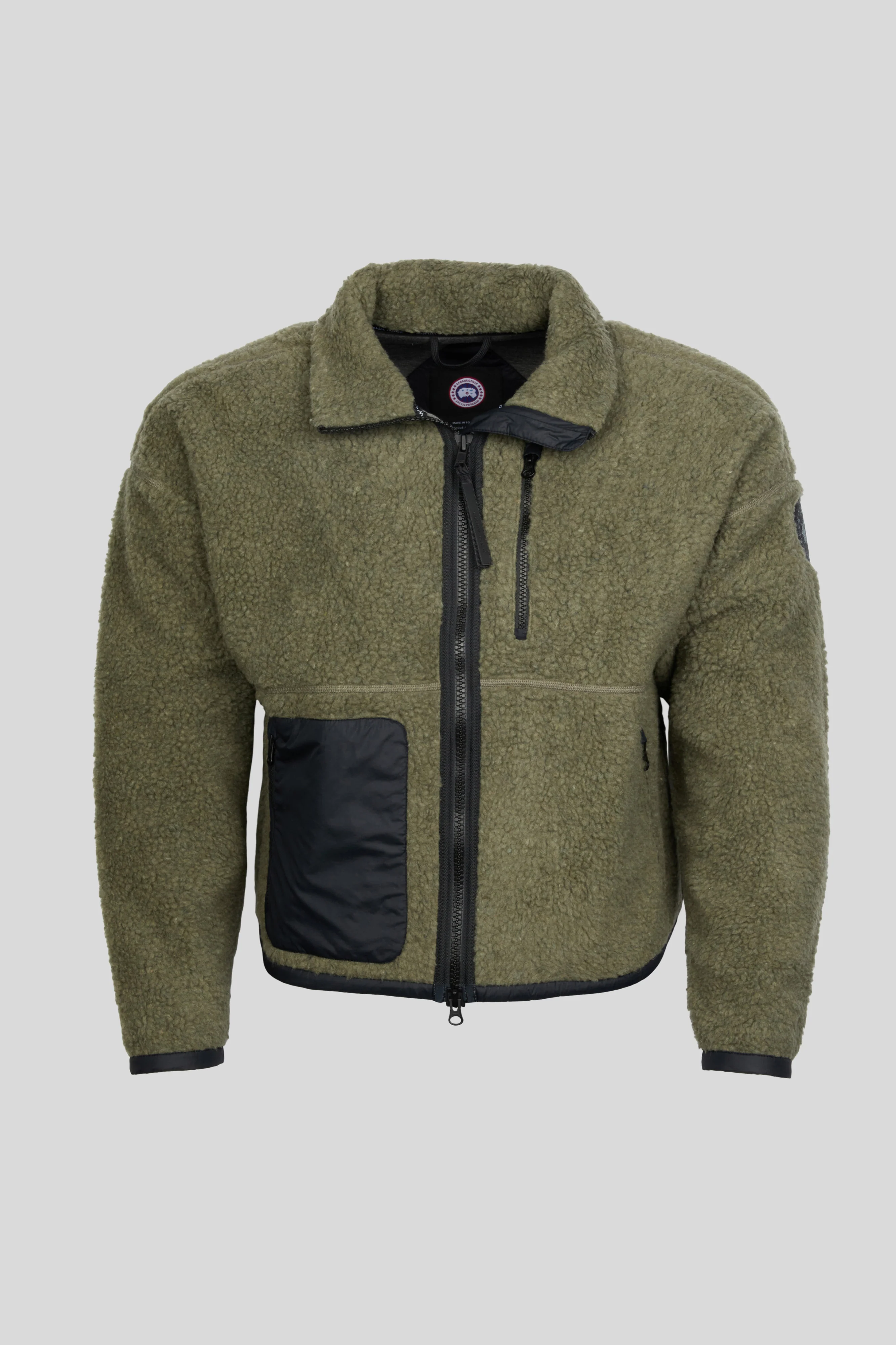 Simcoe Zip Up Fleece Sweater Black Label