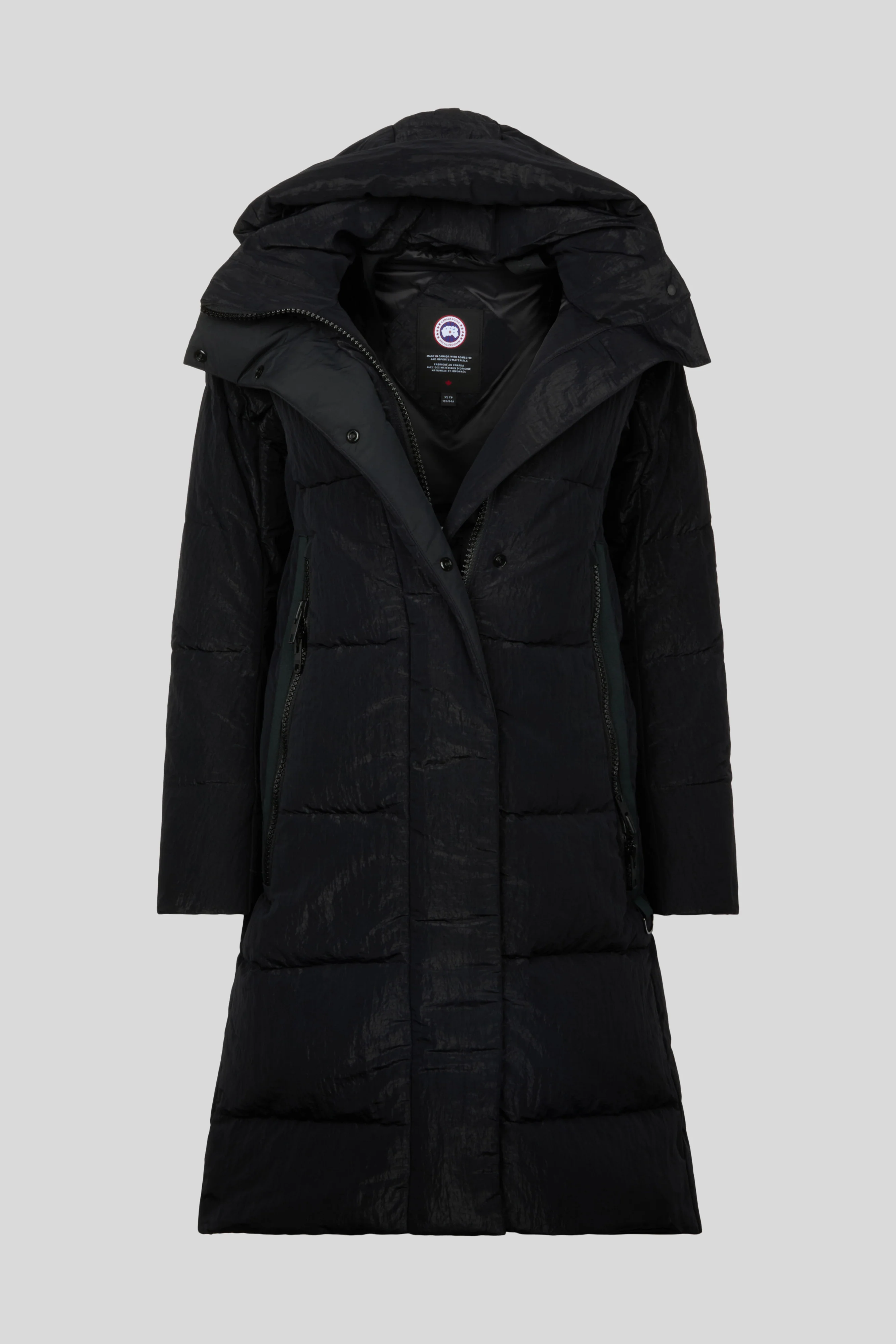 Byward Parka Black Label Shiny Crinkle
