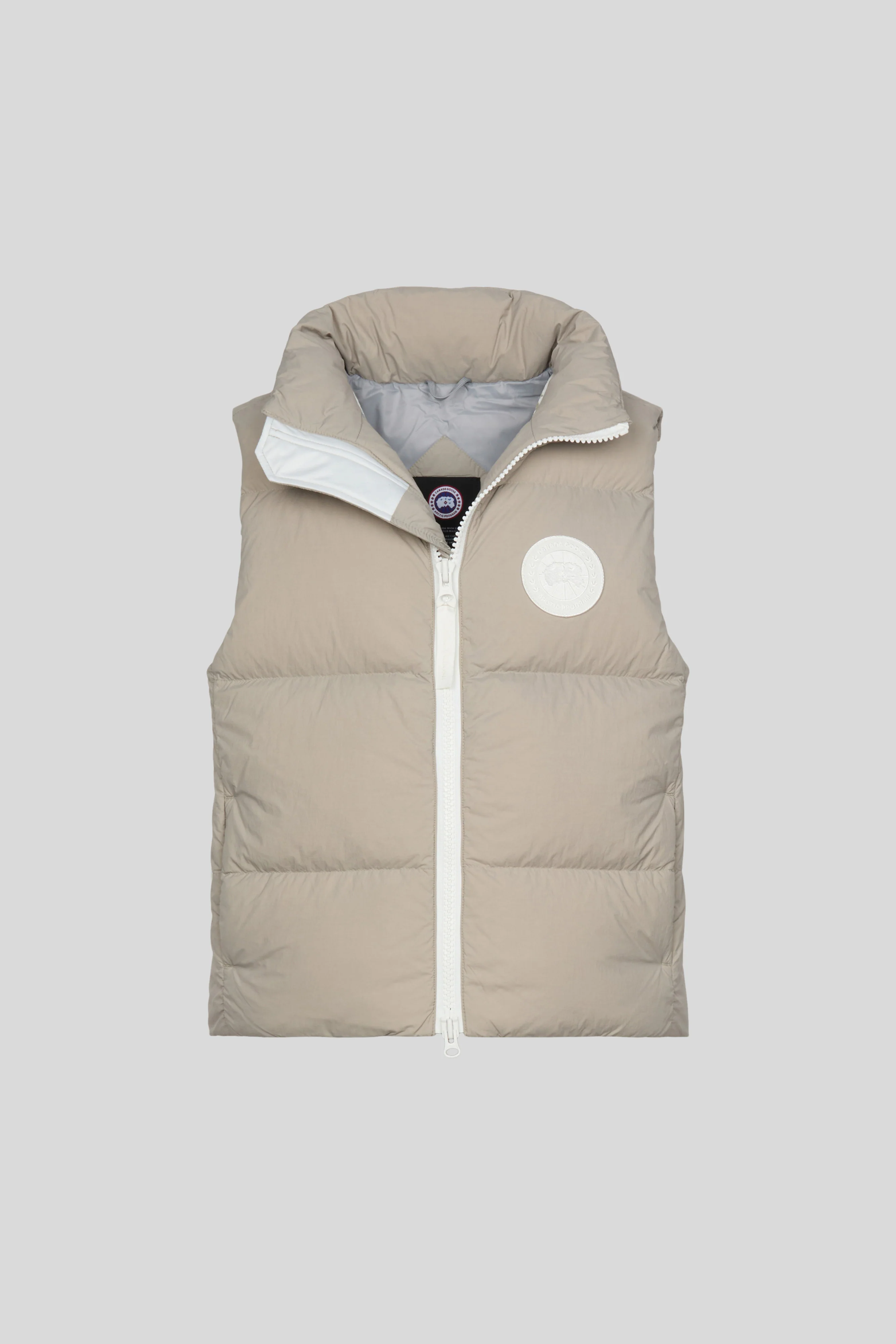 Lawrence Puffer Vest White Disc