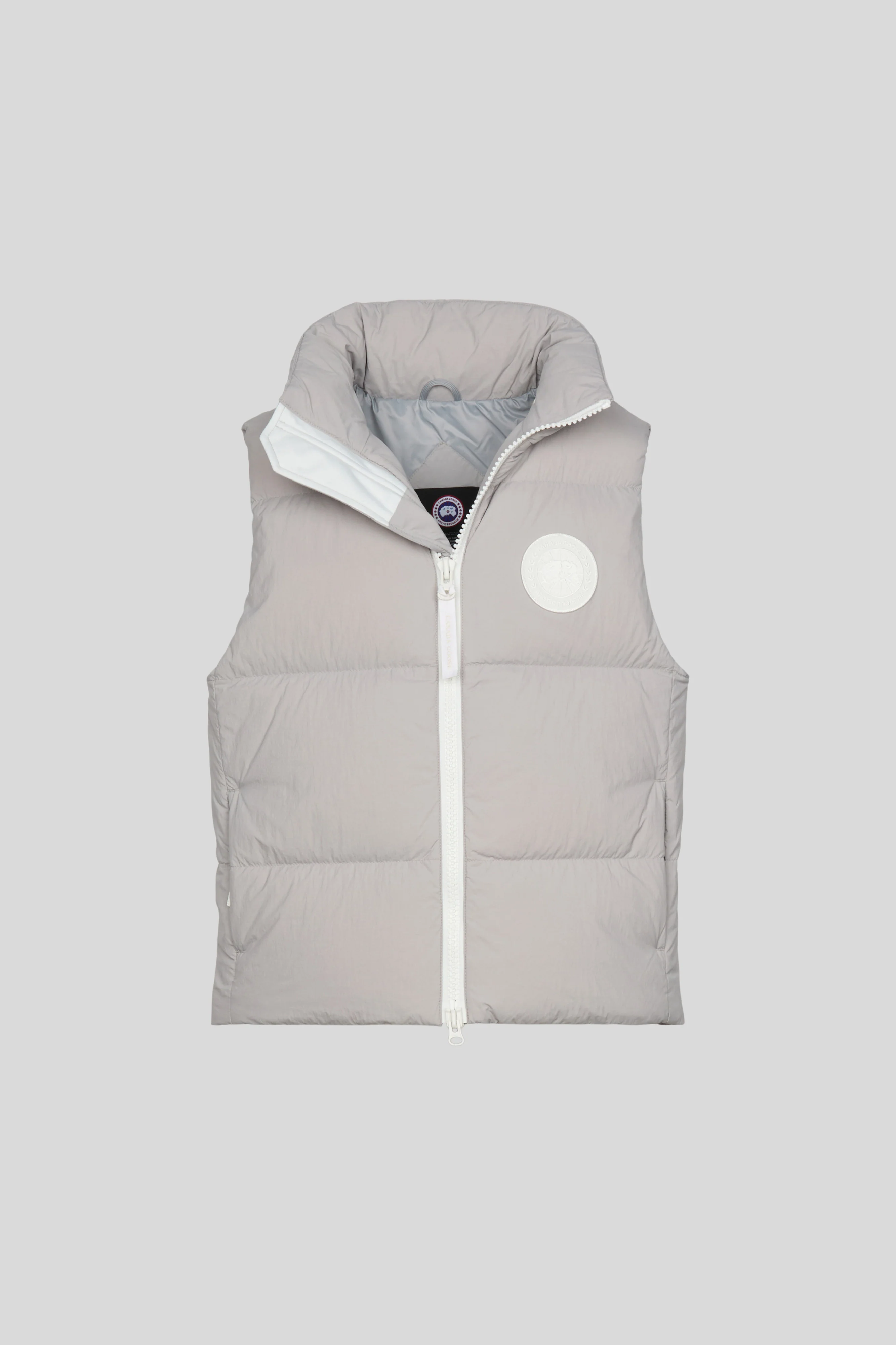 Lawrence Puffer Vest White Disc