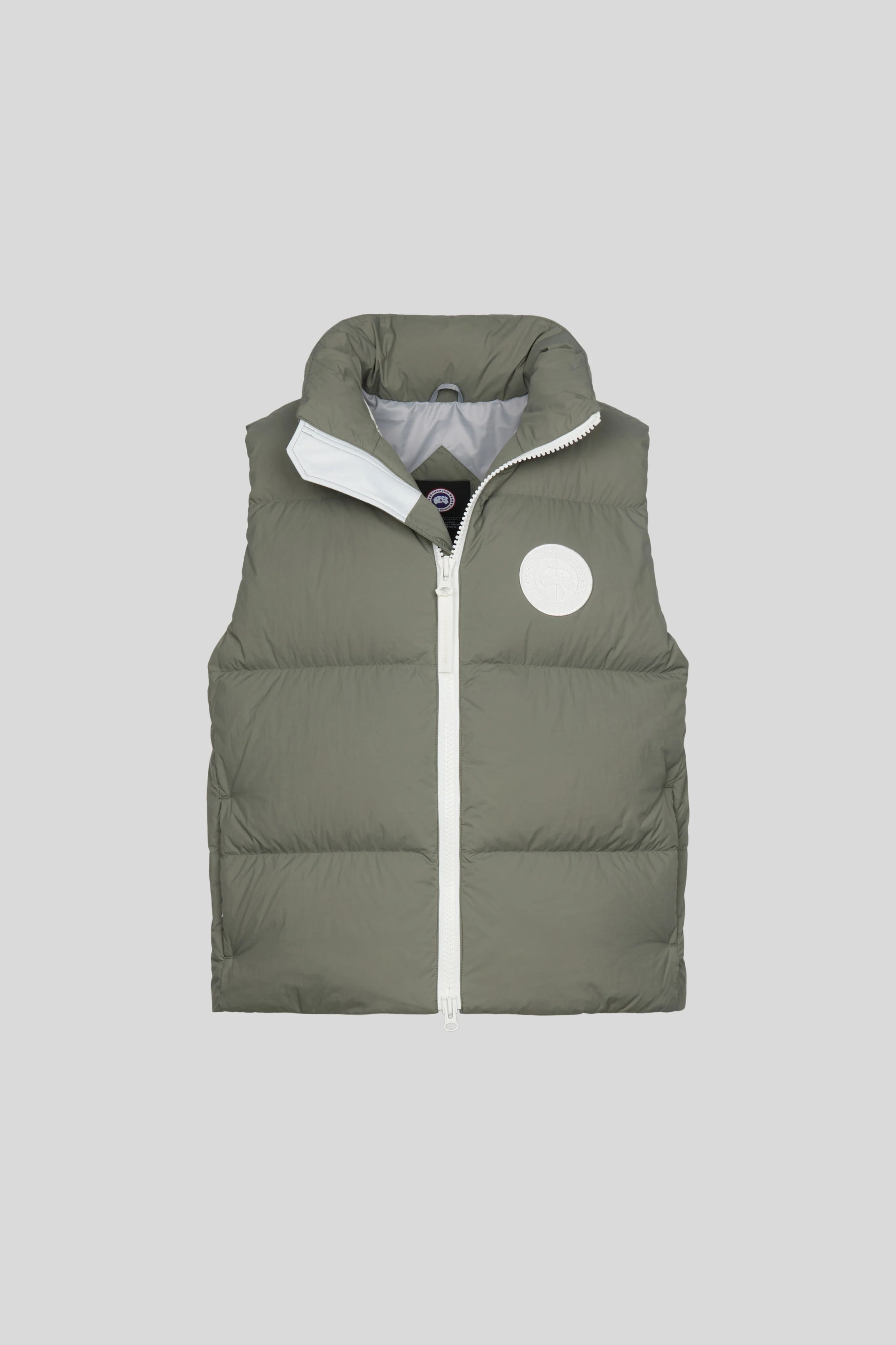 Lawrence Puffer Vest White Disc