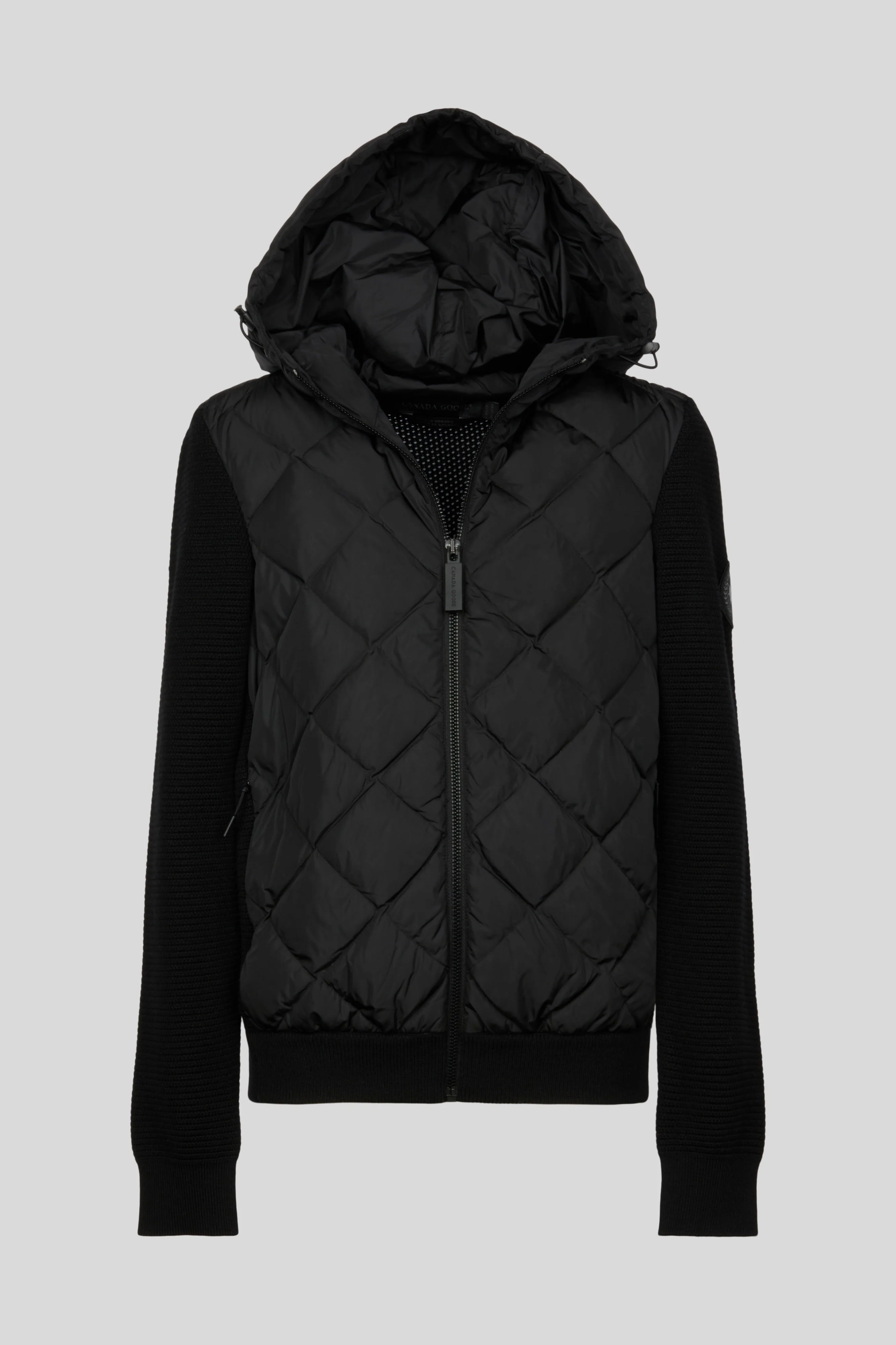 HyBridge® Quilted Knit Hoodie Black Label