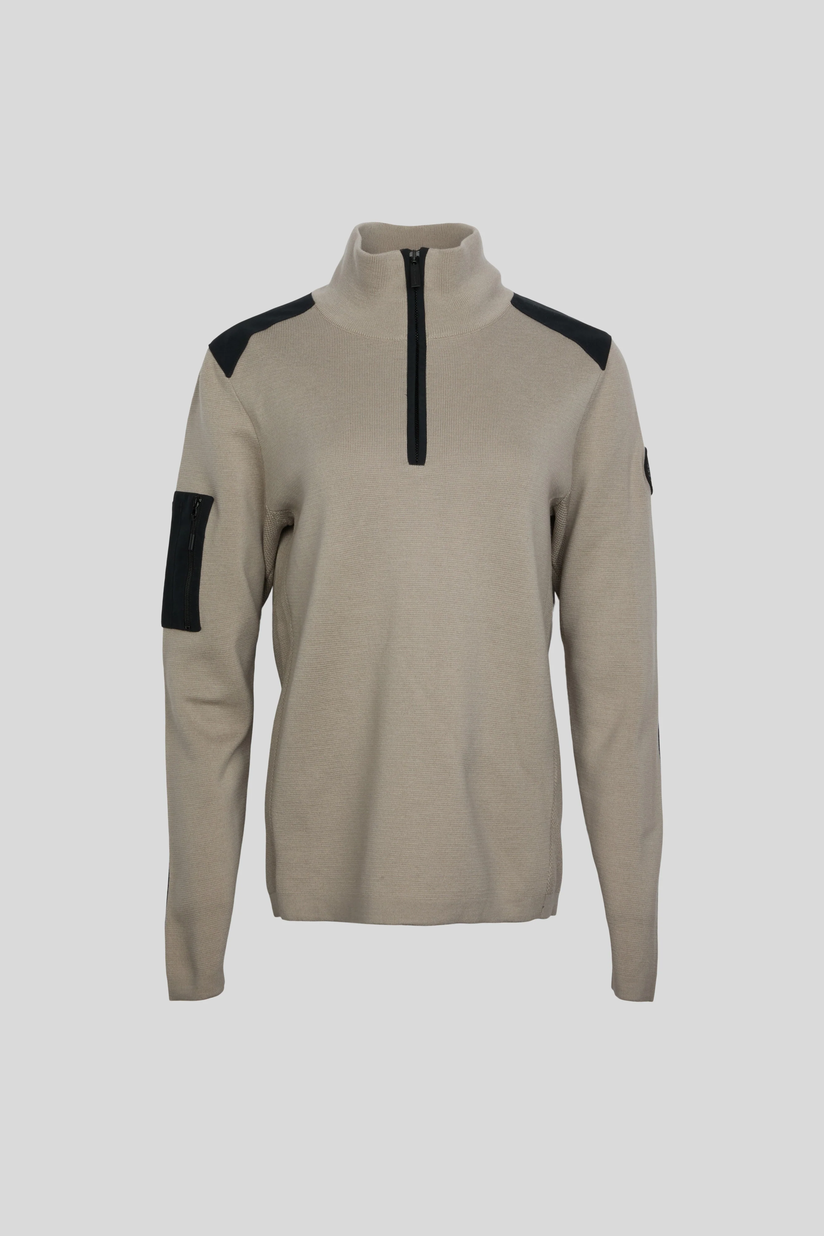Stormont ¼ Zip Sweater Black Label