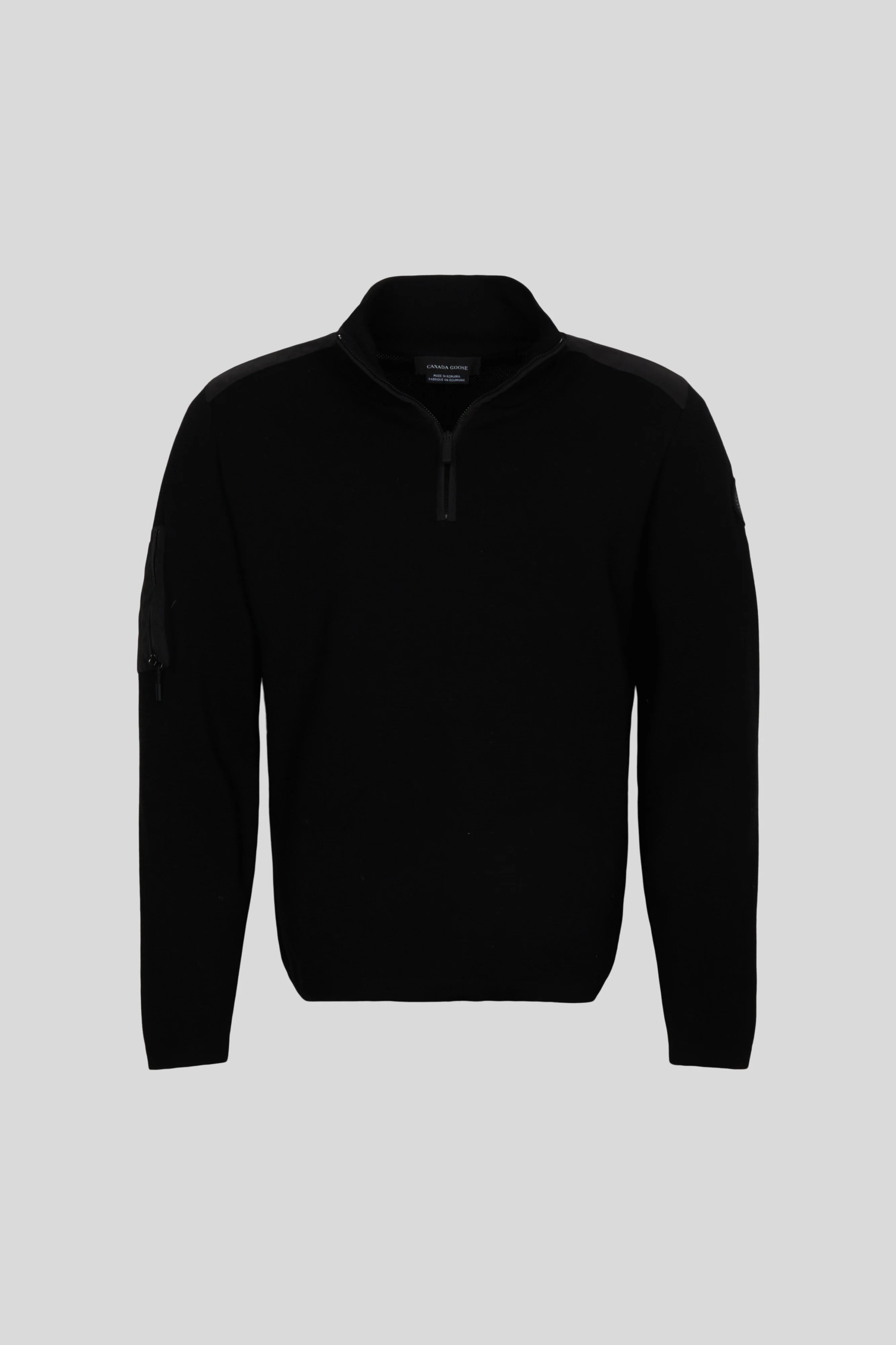 Stormont ¼ Zip Sweater Black Label